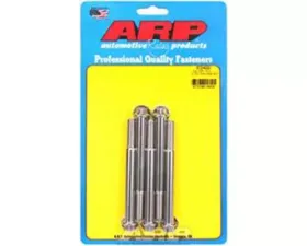 ARP Bolts 3/8in-16 x 4.000in 12pt Stainless Steel Bolts (5/pkg) with Washers Included