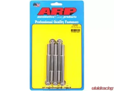 ARP 3/8in - 16 x 4.000 12pt SS Bolts (5/pkg) - 613-4000