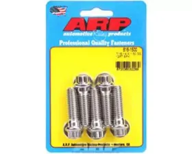 ARP Bolts ARP 7/16 Inch-14 x 1.500 12pt Stainless Steel Bolts (5/pkg) with Washers