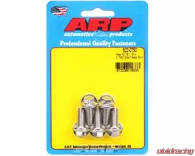 ARP Bolts 5/16-18 x 0.750 Hex Stainless Steel Bolts Set of 5 with Washers - 622-0750