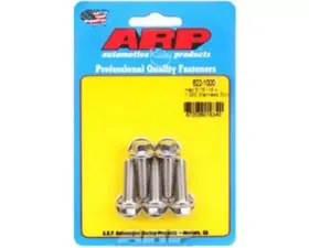 ARP Stainless Steel Hex Bolt Kit, 5/16in x 18 - 1in UHL, 5 Pack, Polished Finish