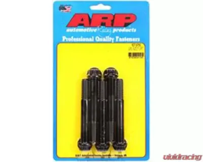 ARP 1/2in - 13 x 3.75in 12pt Black Oxide Bolts (5/pkg) - 627-3750