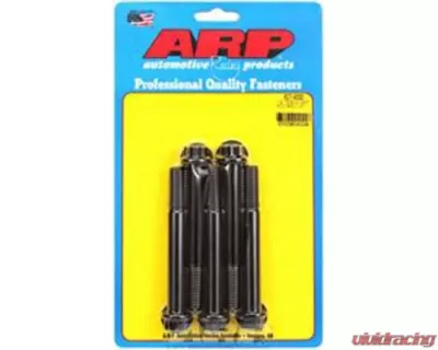 ARP 1/2in - 13 x 4.00in 12pt Black Oxide Bolts (5/pkg) - 627-4000