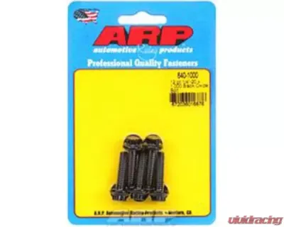 ARP 1/4-20 x 1.000 12pt Black Oxide Bolts - 640-1000