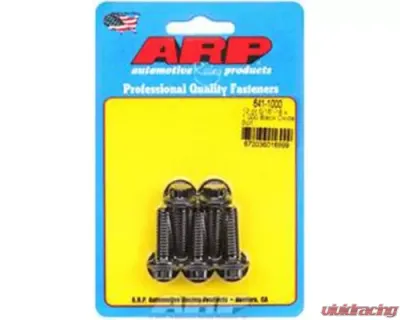 ARP 5/16-18 x 1.000 Black Oxide 12pt Chromoly Bolts Set of 5 with Washers - 641-1000