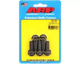 ARP Bolts 3/8-16 x 1.000 Black Oxide 12pt Chromoly Fasteners Set of 5