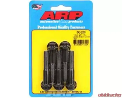 ARP Bolts 3/8-16 x 2.000 12pt Black Oxide Chromoly Fasteners Set of 5 - 642-2000