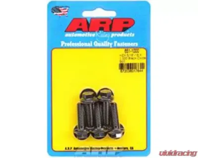 ARP 5/16-18 x 1.000 Hex Black Oxide Chromoly Bolts Set of 5, 180,000 psi Yield Strength - 651-1000