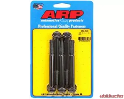 ARP Bolts 3/8in-16 x 3.500 Black Oxide Hex Bolts, Chromoly, 5/pkg, 7/16 Wrench - 654-3500