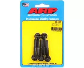 ARP M6 x 1.00 x 40 Black Oxide Hex Bolts, Chromoly, 5-Pack, 180,000 psi Yield Strength