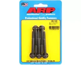 ARP M6 x 1.00 x 55 Black Oxide Hex Bolts, Chromoly, 5-Pack, 180,000 psi Yield Strength