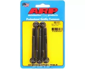 ARP M6 x 1.00 x 70 Black Oxide Hex Bolts, Chromoly, 5-Pack, 180,000 psi Yield Strength