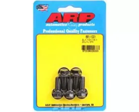 ARP M8 x 1.25 x 20 Black Oxide Hex Bolts, Chromoly, 5-Pack, 180,000 psi Yield Strength