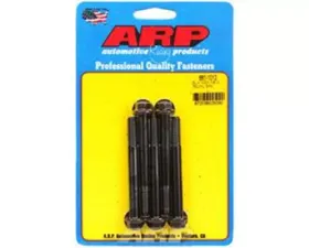 ARP M8 x 1.25 x 75 Hex Black Oxide Bolts, Chromoly, 5-Pack, 180,000 psi Yield Strength