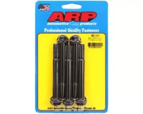 ARP Bolts M10 x 1.50 x 90 Hex Black Oxide Chromoly (5/pkg) - 180,000 psi Strength