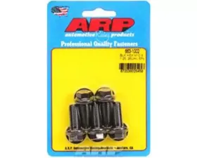 ARP M10 x 1.25 x 25 Hex Black Oxide Chromoly Bolts Set of 5, 180,000 psi Yield Strength