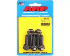ARP Bolts M10 x 1.25 x 30mm Hex Black Oxide Chromoly Fasteners (5/pkg)