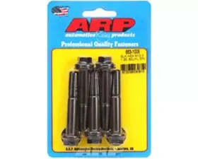 ARP M10 x 1.25 x 60 Hex Black Oxide Chromoly Bolts, 5-Pack, 180,000 psi Yield Strength
