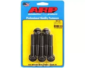 ARP M12 x 1.75 x 60 Hex Black Oxide Bolts 8740 Chromoly (5/pkg) - High Strength Fasteners