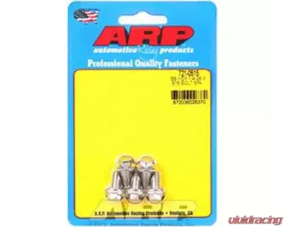 ARP Bolts 1/4-28 x 0.515 Hex Stainless Steel Bolts (5/pkg) - Polished Finish - 721-0515