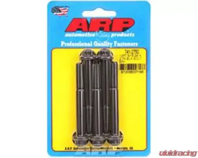 ARP Bolts 5/16in-24 x 2.750in 12pt Black Oxide Chromoly Fasteners (5/pkg) - 741-2750