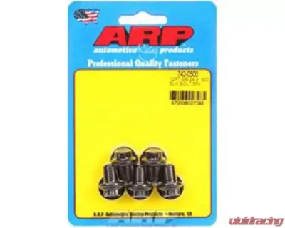 ARP Bolts 3/8in-24 x 0.500 UHL Black Oxide 12pt Chromoly (5/pkg) - High Strength Fasteners - 742-0500