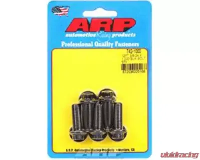 ARP 3/8-24 x 1.000 Black Oxide 12pt Chromoly Bolts with Washers, Grade ARP 8740 - 742-1000