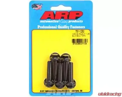 ARP 5/16-24 x 1.250 Hex Black Oxide Chromoly Bolts, 5/pkg, ARP 8740 Grade - 751-1250