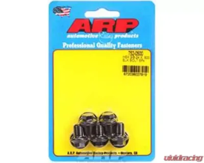 ARP Bolts 3/8 Inch-24 x .500 Black Hex Oxide Chromoly Bolts (5/pkg) - 752-0500