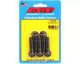 ARP 3/8-24 x 1.500 Hex Black Oxide Chromoly Bolts (5/pkg) - ARP 8740 Grade