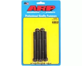 ARP 3/8 Inch -24 x 4.000 Black Hex Oxide Bolts (5/pkg)