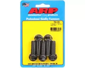 ARP 7/16-20 x 1.250 Hex Black Oxide Chromoly Bolts, 5 Pack, ARP 8740 Grade