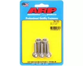 ARP Stainless Steel M6 x 1.00 x 25 Hex Bolts with Washers - 5 Pack, Polished Finish
