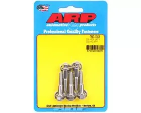 ARP M6 x 1.00 x 30 Stainless Steel Hex Bolt Kit, Set of 5, Polished Finish