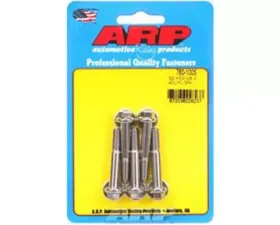 ARP Bolts M6 x 1.00 x 40 Stainless Steel Hex Bolts (5/pkg) - Polished Finish