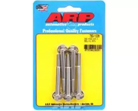 ARP Bolts M6 x 1.00 x 55mm Stainless Steel Hex Bolts (5/pkg) - Polished Finish