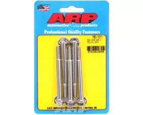 ARP Bolts ARP M6 x 1.00 x 70mm Stainless Steel Hex Bolts (5/pkg) with Washers