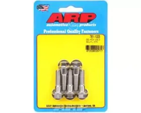 ARP M8 x 1.25 x 30 Hex Stainless Steel Bolts (5/pkg) - Polished Finish, 180,000 psi