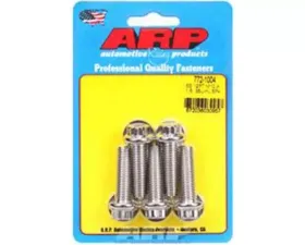 ARP Bolts M10 x 1.50 x 35mm 12pt Stainless Steel Bolts (5/pkg) with Washers