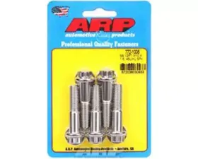 ARP Bolts M10 x 1.50 x 45mm 12pt Stainless Steel Bolts Set of 5 with Washers