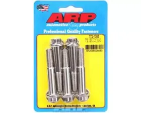 ARP Bolts M10 x 1.50 x 60 12pt Stainless Steel Bolts 5/pkg with Washers