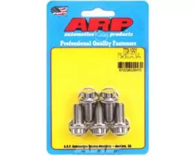 ARP Bolts M10 x 1.25 x 20 12pt Stainless Steel Bolts Set of 5 with Washers