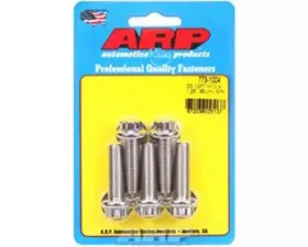 ARP Bolts M10 x 1.25 x 35mm 12pt Stainless Steel Bolts (5/pkg) with Washers