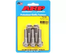 ARP Bolts M10 x 1.25 x 40mm 12pt Stainless Steel Bolts (5/pkg) - Polished Finish