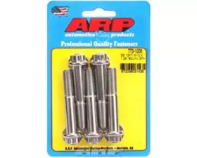 ARP Stainless Steel M10 x 1.25 x 60mm 12pt Bolts with Washers (5/pkg)