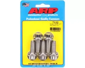 ARP M12 x 1.75 x 30 12pt Stainless Steel Bolts (5/pkg) - Polished Finish, 180k psi