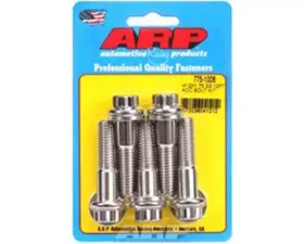 ARP Bolts M12 x 1.75 x 50mm 12pt Stainless Steel Bolts (5/pkg) with Washers