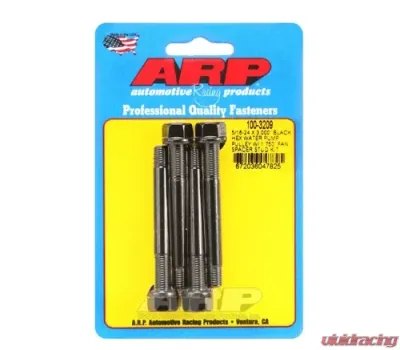 ARP 5/16-24 X 3.000 Black Hex Water Pump Pulley & 1.750in Fan Spacer Stud Kit - 100-3209