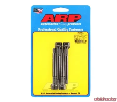 ARP 5/16-24 X 3.250 Black Hex Water Pump Pulley w/ 2.000in Fan Spacer Stud Kit - 100-3210