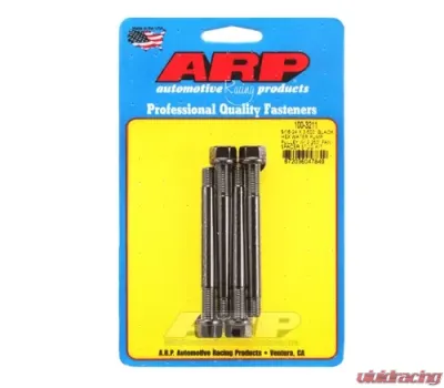 ARP 5/16-24 X 3.500 Black Hex Water Pump Pulley w/ 2.250in Fan Spacer Stud Kit - 100-3211